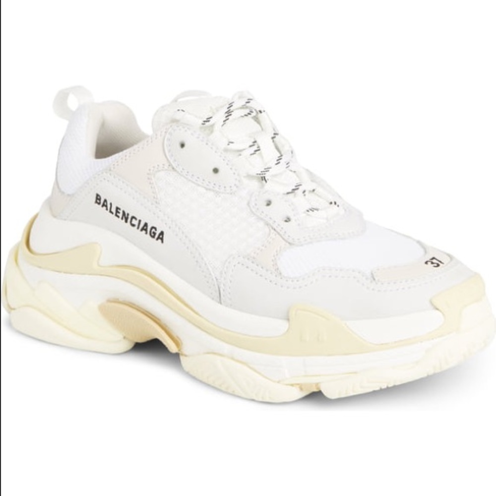 Brand New Balenciaga Triple S Sneaker White